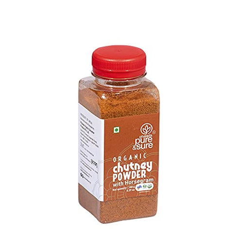 Pure & Sure Organic Chutney Powder With Horsegram